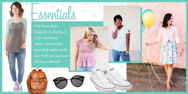 Girl Charlee Fabrics Sewing Pattern Capsule Collections :: Essentials