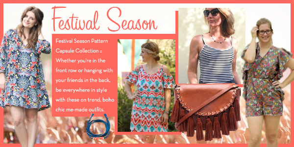 Girl Charlee Fabrics Sewing Pattern Collection :: Festival Season