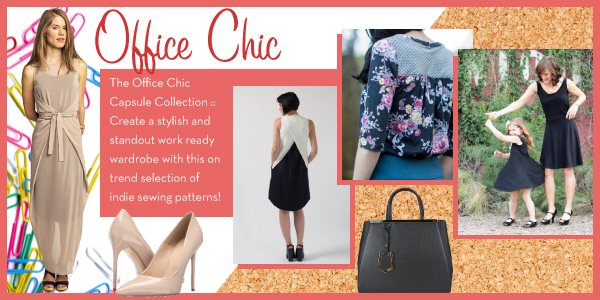 Girl Charlee Fabrics Sewing Pattern Capsule Collections :: Office Chic