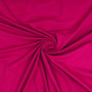 Dark Fuchsia Pink Solid Cotton Spandex Knit Fabric