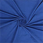 Royal Blue Solid Cotton Spandex Knit Fabric