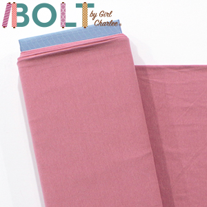 10 Yard Bolt Dark Rose Solid Cotton Spandex Knit Fabric