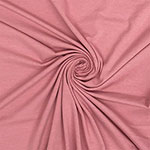 Dark Rose Solid Cotton Spandex Knit Fabric
