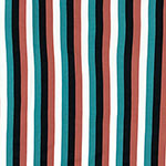 Twilight Vertical Stripe Double Brushed Jersey Spandex Blend Knit Fabric