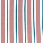 Rose Ocean Vertical Stripes Double Brushed Jersey Spandex Blend Knit Fabric