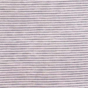 Peony Pink Gray Pinstripe Cotton Jersey Spandex Blend Knit Fabric
