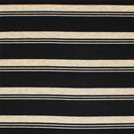 Black Multi Stripe on Oatmeal Modal Jersey Spandex Blend Knit Fabric