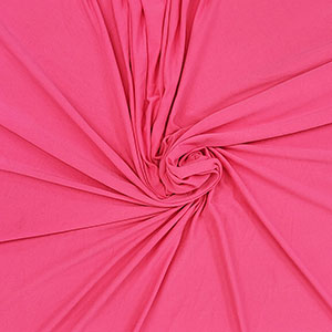 Bright Fuchsia Pink Solid Double Brushed Jersey Spandex Blend Knit Fabric