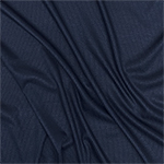 Navy Blue Solid Jersey Spandex Blend Ribbed Knit Fabric