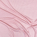 Light Pink Solid Jersey Spandex Blend Ribbed Knit Fabric
