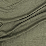 Light Olive Solid Jersey Spandex Blend Ribbed Knit Fabric