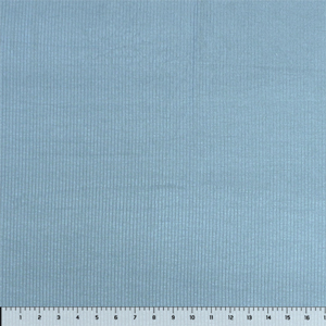 Dusty Cornflower Solid Cotton Blend Ribbed Knit Fabric