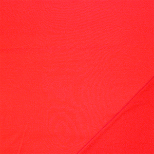 Bright Red Solid French Terry Blend Knit Fabric