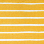 Marigold White Stripe Knitted Hacci Sweater Knit Fabric
