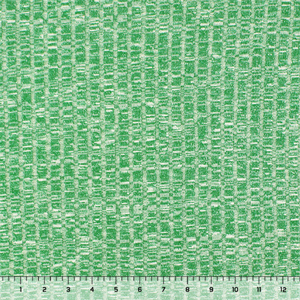 Grass Green Heather Solid Wide Rib Hacci Sweater Knit Fabric