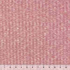 Marsala Pink Heather Solid Wide Rib Hacci Sweater Knit Fabric