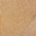 Toffee Brown White Vertical Pinstripe Jersey Blend Double Knit Fabric