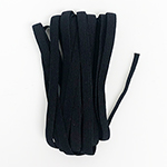 1/4" Black Latex Free Knit Elastic