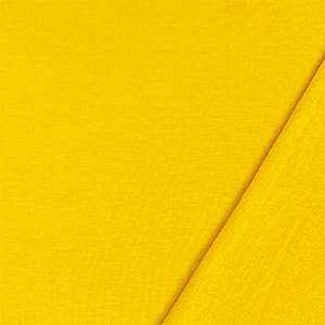 Canary Yellow Solid Jersey Sweatshirt Fleece Blend Knit Fabric