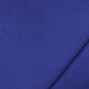 Royally Blue Solid Jersey Sweatshirt Fleece Blend Knit Fabric