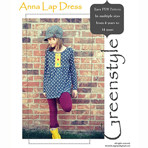 Greenstyle Anna Lap Dress Sizes 18M to 14 Sewing Pattern
