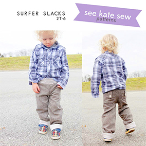 See Kate Sew Surfer Slacks Lounge Pants Sewing Pattern