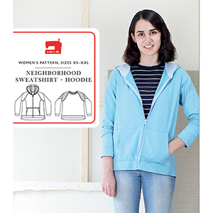 Liesl and Co. Neighborhood Hoodie and Sweatshirt Sewing Pattern