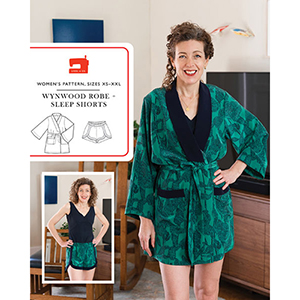 Liesl + Co. Wynwood Robe and Sleep Shorts Sewing Pattern