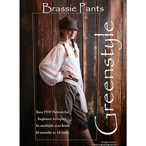Greenstyle Girls Brassie Pants or Shorts Sewing Pattern