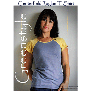 Greenstyle Ladies Plus Centerfield Raglan T-Shirt Sewing Pattern