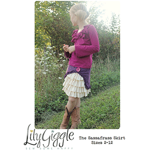 LilyGiggle Sassafrass Skirt Sewing Pattern