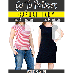 Go To Patterns Casual Lady Dress and Top Sewing Pattern