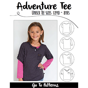 Go To Adventure Tee Sewing Pattern