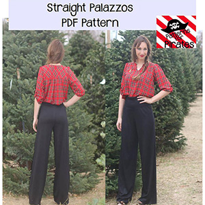 Patterns for Pirates Straight Palazzos Sewing Pattern