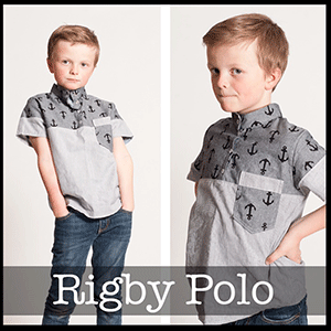 Shwin Designs Rigby Polo Sewing Pattern