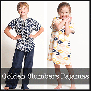 Shwin Designs Golden Slumbers Pajamas Sewing Pattern
