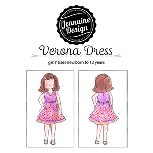 Jennuine Design Verona Dress Sewing Pattern