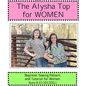 Seamingly Smitten Alysha Top for Women Sewing Pattern