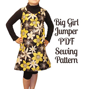Mamma Can Do It Reversible Big Girl Jumper Sewing Pattern