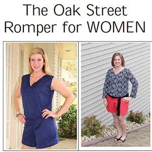 Seamingly Smitten Oak Street Romper Sewing Pattern