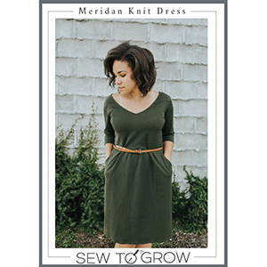 Sew To Grow Meridan Knit Dress Sewing Pattern
