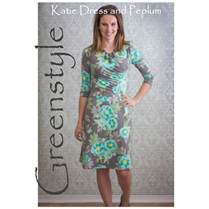 Greenstyle Katie Dress or Peplum Top Sewing Pattern