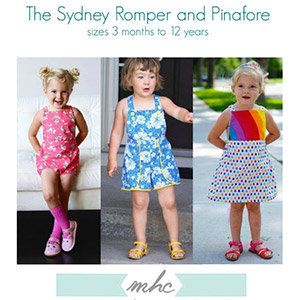 Mouse House Creations Sydney Romper and Pinafore Sewing Pattern