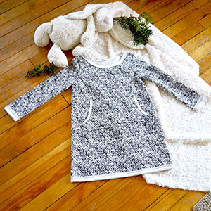 The Littlest Studio Sweater Dress Sewing Pattern