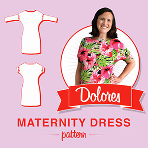 So, Zo... What do you know? Dolores Maternity Dress Sewing Pattern