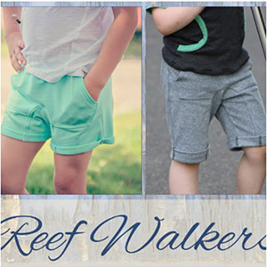 New Horizons Designs Reef Walker Shorts Sewing Pattern
