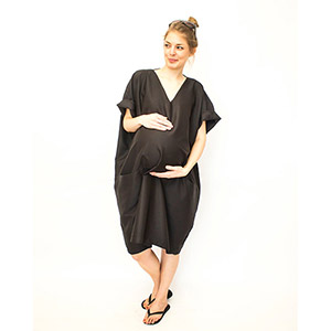 NIU Maternity Collection Oversized Midi-dress Sewing Pattern