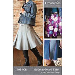 Indygo Junction Modern Gored Skirt Sewing Pattern