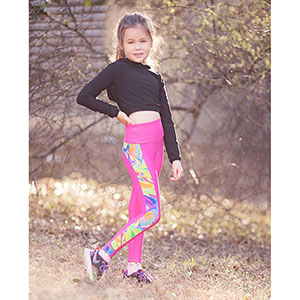 Greenstyle Patterns Girls Stride Athletic Tights Sewing Pattern
