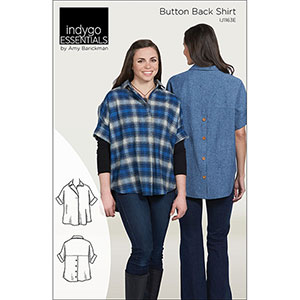 Indygo Junction Button Back Shirt Sewing Pattern
